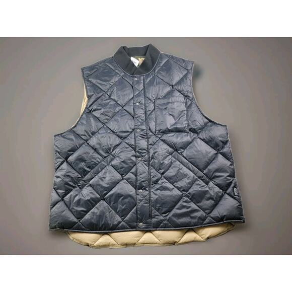 Todd Snyder Quilted Down Liner Vest Jacket size XL Black NWT $328